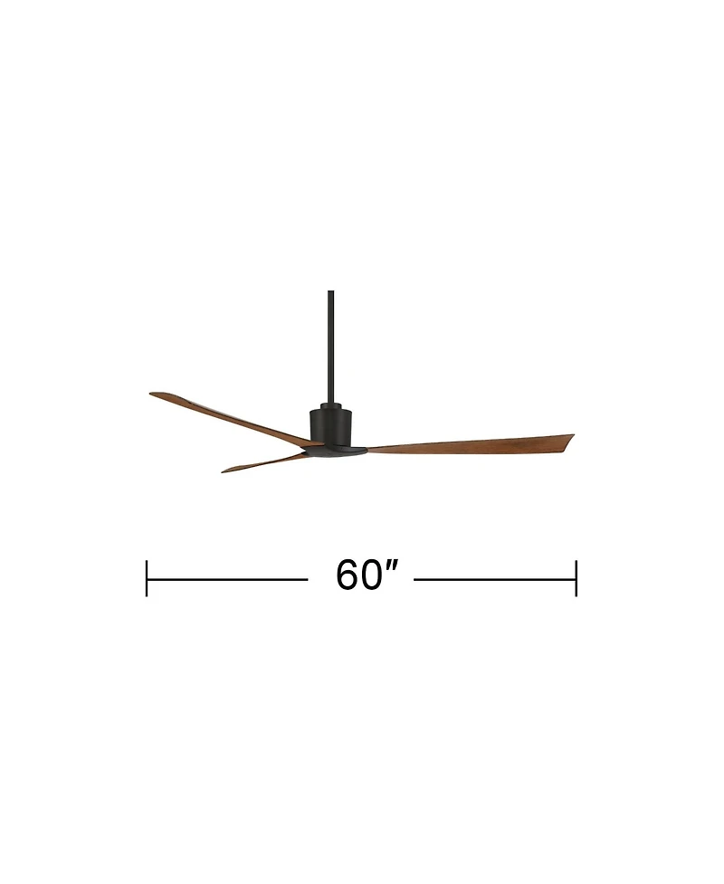 Casa Vieja 60" Lume Damp Ceiling Fan with Remote