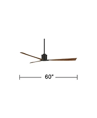 Casa Vieja 60" Lume Damp Ceiling Fan with Remote