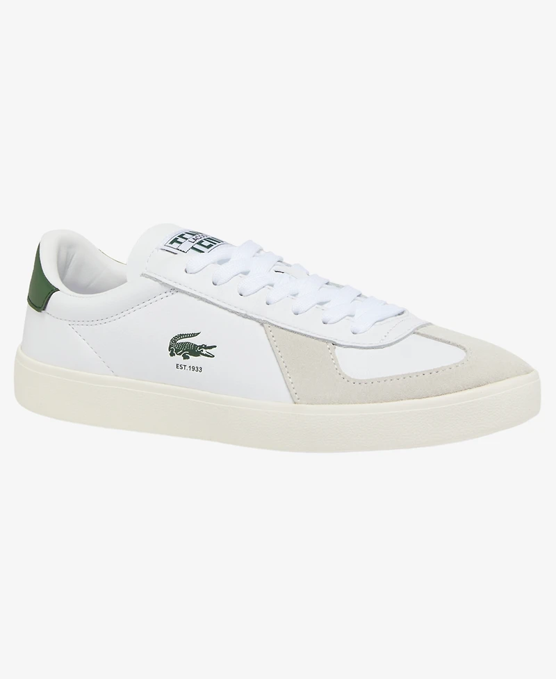Lacoste Men's Baseshot Pro Leather Lace-Up Sneakers