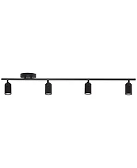 Pro Track Vester 4-Light Heads Led Wall or Ceiling Track Fixture GU10 Dimmable Flexible Modern Kitchen Bathroom 40" Wide