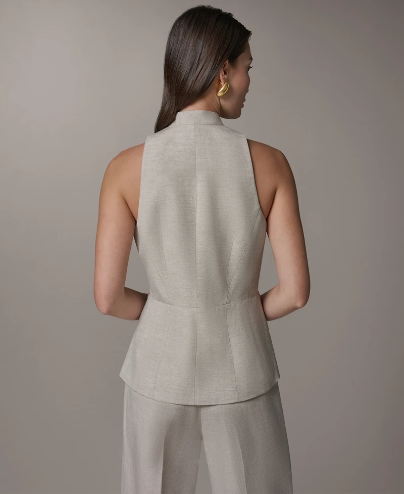Donna Karan New York Women's Collarless Vest