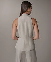 Donna Karan New York Women's Collarless Vest