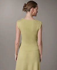 Donna Karan New York Women's Sleeveless Sweater Top