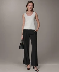 Donna Karan New York Women's Scoop Neck Sequin Cami Top