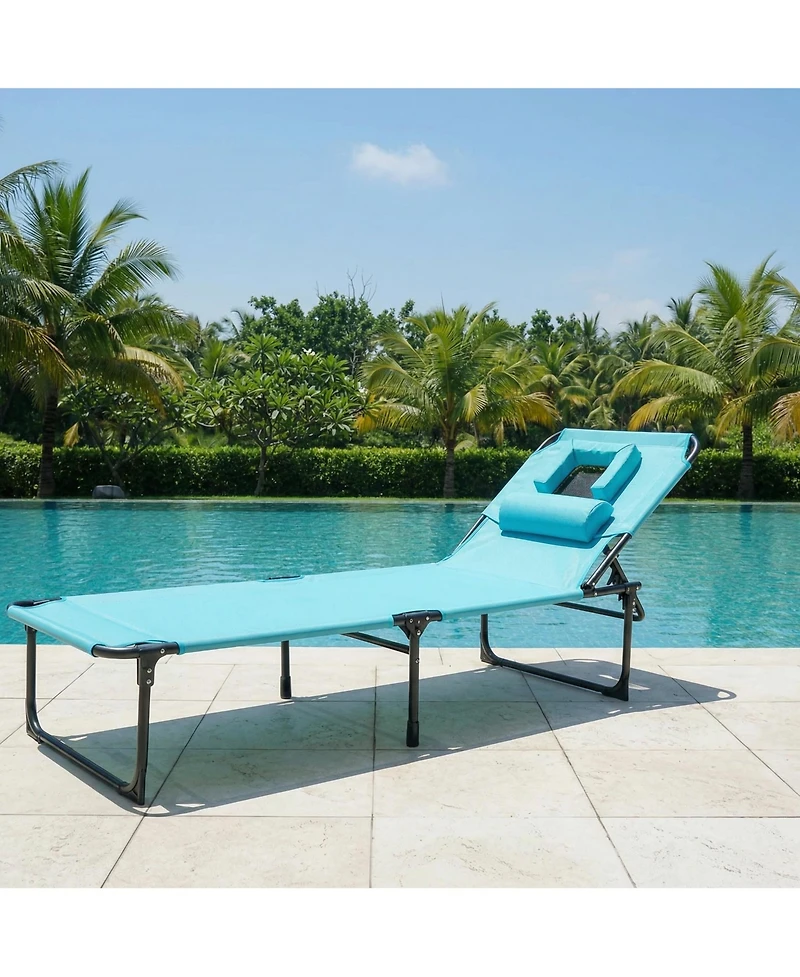 homfan Superior Patio Chair for Outdoor Spaces, Durable Garden Seating
