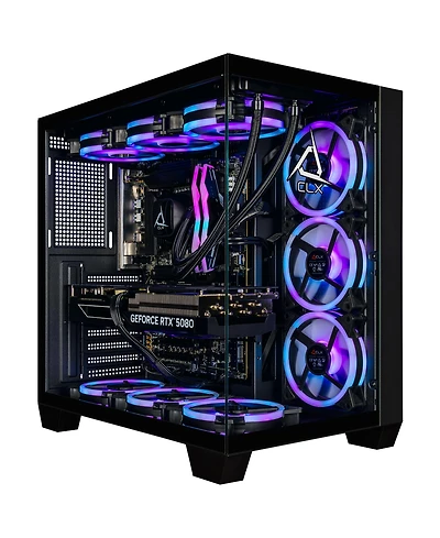 Clx Set Gaming Pc-Liquid Cooled Intel Core Ultra 9 285K 3.7GHz 24-Core, 32GB DDR5, Rtx 5080 16GB GDDR7 Graphics, 2TB Ssd, WiFi, Windows 11 Home