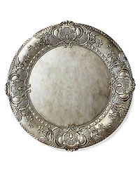 American Atelier Keaton Serveware Embossed Charger Plates Set of 4