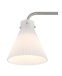 Possini Euro Design Possini Euro Cielo 33" Wide Brushed Nickel 4-Light Bath Light