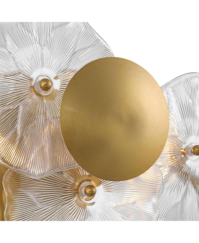 Possini Euro Design Filoli 16" High Modern 2 Light Wall Sconce Light Lamp Fixture Mount Set of 2 Bathroom Hardwired Plated