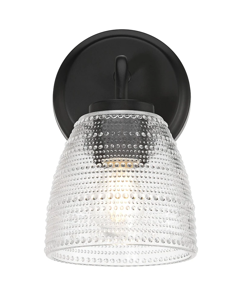 Possini Euro Design Possini Euro Sabrina 9" High and Glass Wall Sconce