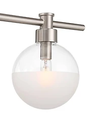 Possini Euro Design Possini Euro Leggio 27" Wide Brushed Nickel 3-Light Bath Light