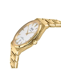 Gevril Men's Montauk Swiss Quartz Ip Gold Bracelet Watch