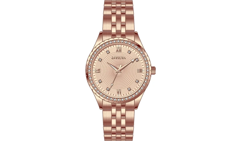 Invicta Women's 69221 Specialty Quartz PC21S Rose Gold Dial Watch