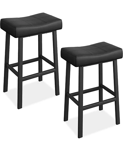gaomon Dining Chair Counter Height Bar Stools Set of 2 24 Inch Barstools for Kitchen Dining Room