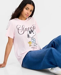Grayson Threads, The Label Juniors' Snoopy Best Buds Graphic-Print Tee