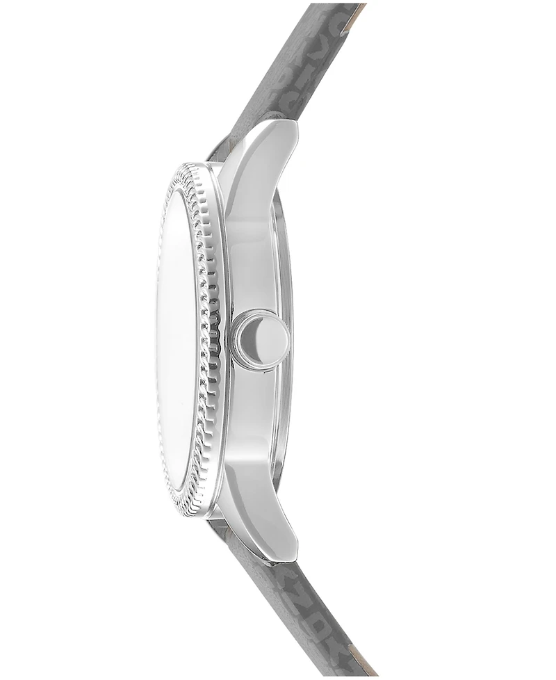 Dkny Women's Milanese Quartz Gray Polyurethane Strap Watch 26mm