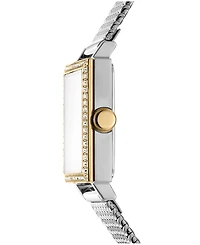Dkny Women's Milanese Quartz Two-Tone Stainless Steel Bracelet Watch 24x31mm