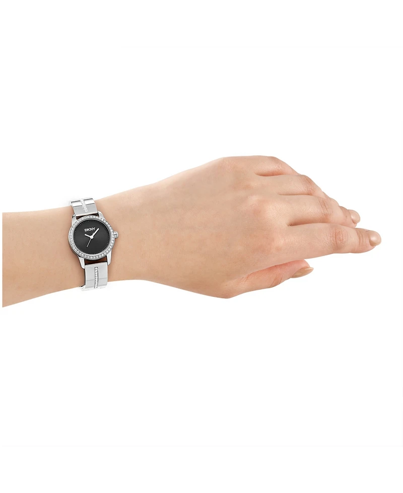 Dkny Women's Half Bangle Quartz Stainless Steel Watch 28mm