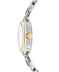 Dkny Women's Open Link Quartz Two-Tone Stainless Steel Bracelet Watch 28mm
