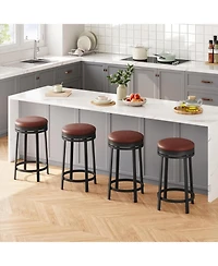 gaomon Dining Chair Swivel Bar Stools Set of 4 244 Counter Height Bar Stools for Kitchen Dining Room