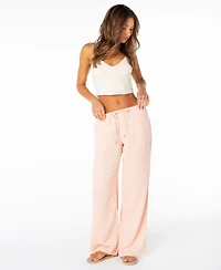 Roxy Juniors' Iyla Low Rise Straight Leg Pants