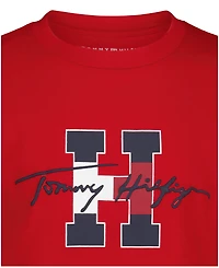 Tommy Hilfiger Boys' 4-7 Script H Short-Sleeve T-shirt