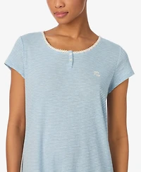 Lauren Ralph Women's Round Neck Nightgown