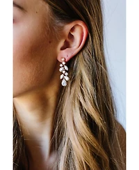 Untamed Petals Cami Crystal Drop Earrings