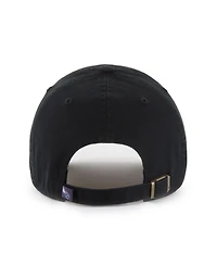 '47 Brand Men's Charlotte Hornets Black on Black Clean Up Adjustable Hat