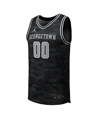 Jordan Men's 00 Black Georgetown Hoyas Replica Basketball Jersey