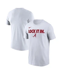 Nike Men's White Alabama Crimson Tide 2026 On-Court Bench T-Shirt