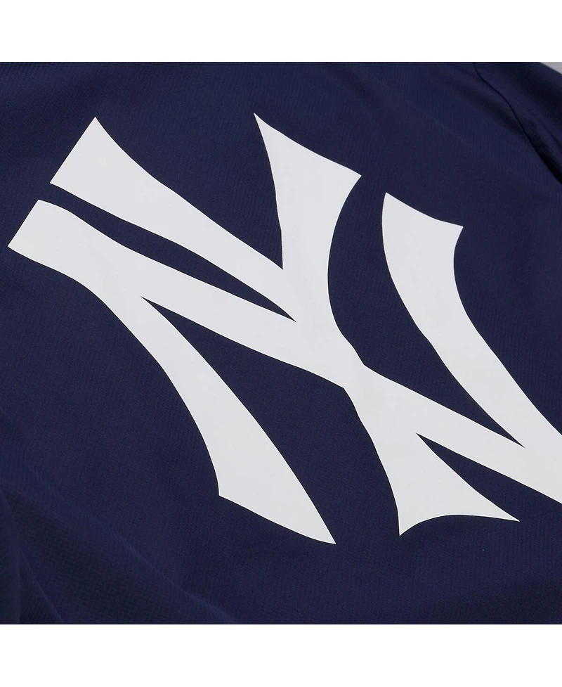 Mitchell & Ness Men's Navy New York Yankees Full-Snap Hooded Coaches Jacket