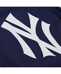 Mitchell & Ness Men's Navy New York Yankees Full-Snap Hooded Coaches Jacket