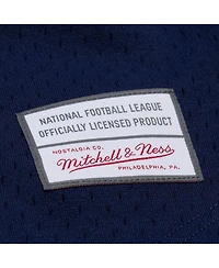 Mitchell & Ness Men's Navy Denver Broncos Head Coach Mesh Full-Button Fashion Jersey