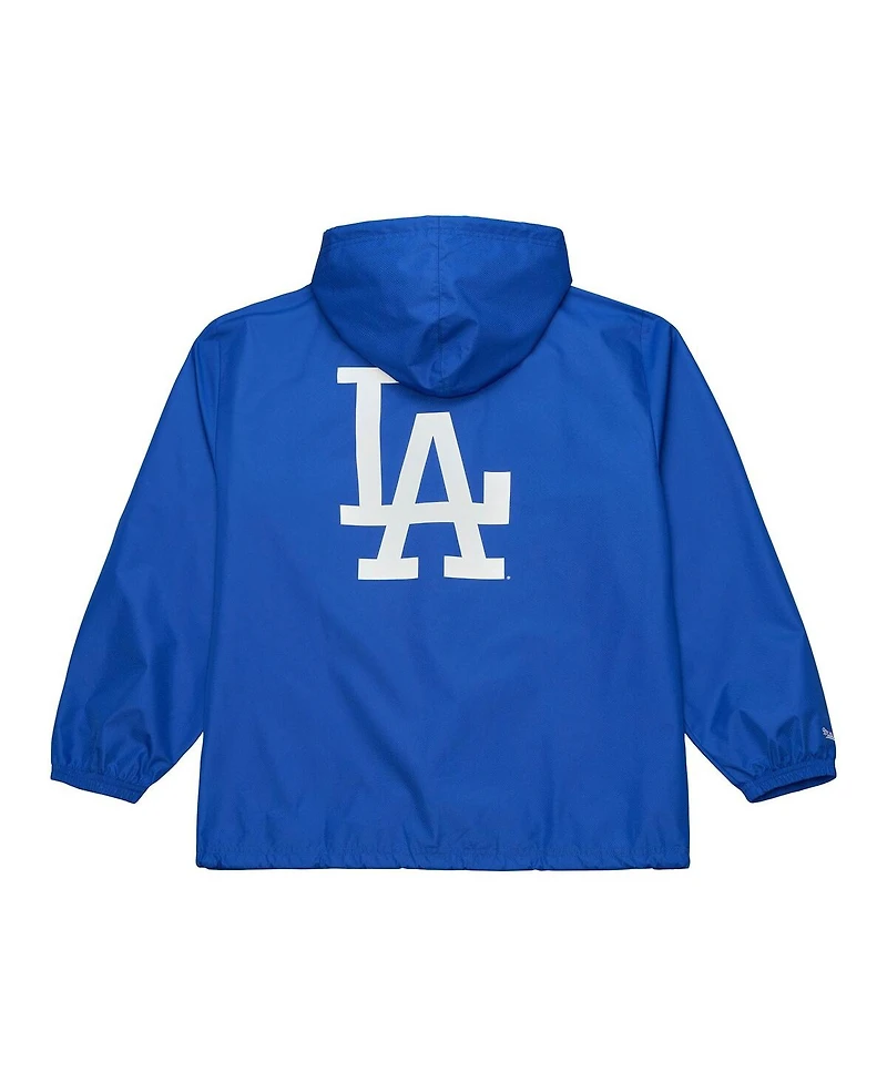 Mitchell & Ness Men's Royal Los Angeles Dodgers Full-Snap Hooded Coaches Jacket