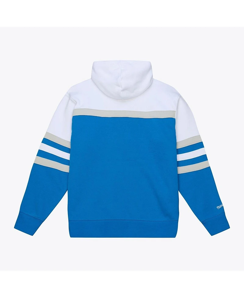 Mitchell & Ness Men's Blue Detroit Lions Head Coach Hoodie