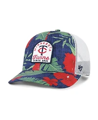 '47 Brand Men's Navy Minnesota Twins Tei Beachside Adjustable Trucker Hat
