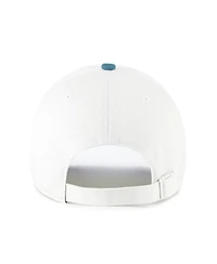 '47 Brand Men's White/Teal Toronto Blue Jays Contemporary Tonal Clean Up Adjustable Hat