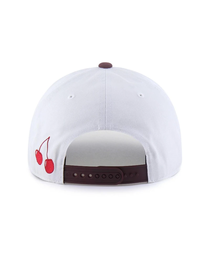 '47 Brand Men's and Women's Stone/Burgundy Boston Red Sox Love Letter Adjustable Hitch Hat