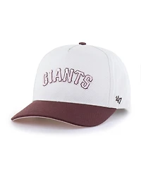 '47 Brand Men's and Women's Stone/Burgundy San Francisco Giants Love Letter Adjustable Hitch Hat