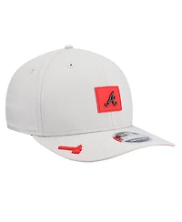 New Era Men's Gray Atlanta Braves 2026 Clubhouse 9SEVENTY Adjustable Hat