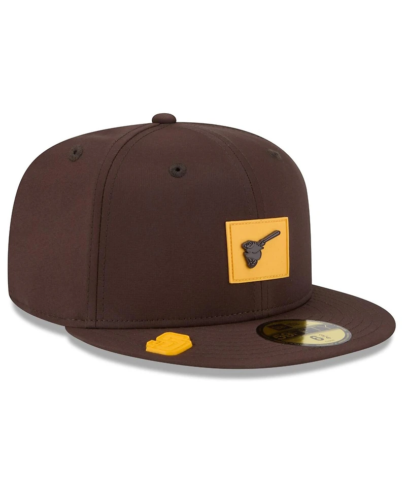 New Era Men's Brown San Diego Padres 2026 Clubhouse Alternate 59FIFTY Fitted Hat