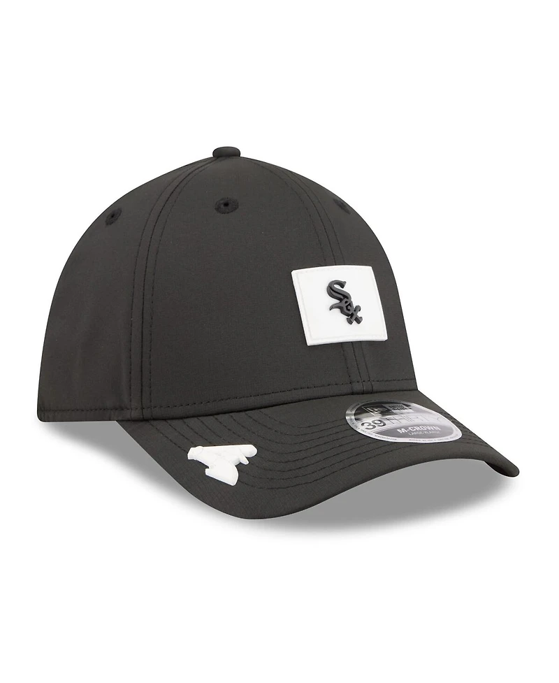 New Era Men's Black Chicago White Sox 2026 Clubhouse M-Crown 39THIRTY Flex Hat