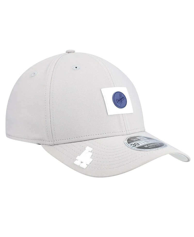 New Era Men's Gray Los Angeles Dodgers 2026 Clubhouse Alternate 39THIRTY Flex Hat