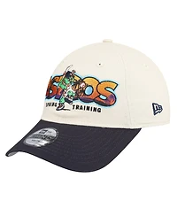 New Era Big Boys and Girls Stone/Navy Houston Astros 2026 Spring Training Fan Pack Batter 9TWENTY Adjustable Hat