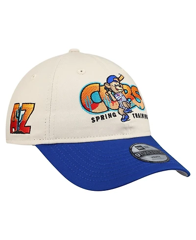 New Era Big Boys and Girls Stone/Royal Chicago Cubs 2026 Spring Training Fan Pack Batter 9TWENTY Adjustable Hat