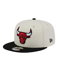 New Era Men's Cream Chicago Bulls Injection Localized 9FIFTY Snapback Hat
