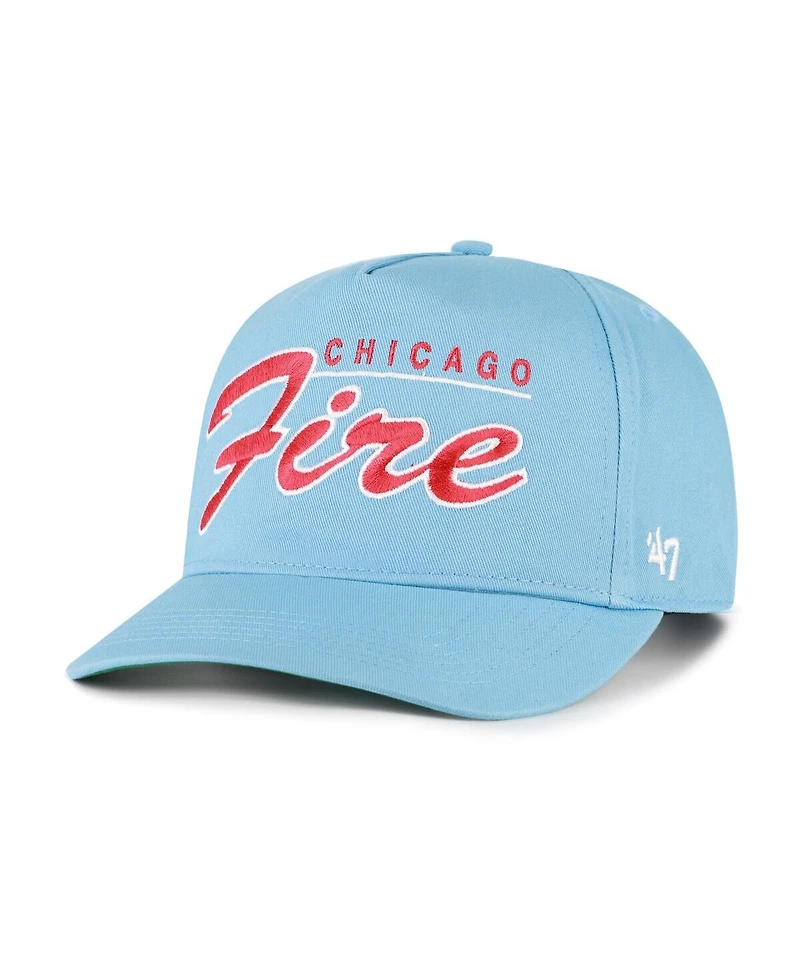 '47 Brand Men's Light Blue Chicago Fire Brushmark Hitch Adjustable Hat