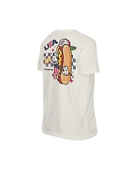 New Era Men's Cream Usa Baseball 2026 World Classic Hot Dog T-Shirt