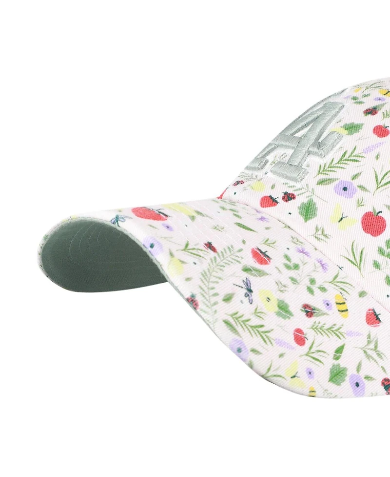 '47 Brand Big Girls Light Pink Los Angeles Dodgers Posey Clean Up Adjustable Hat